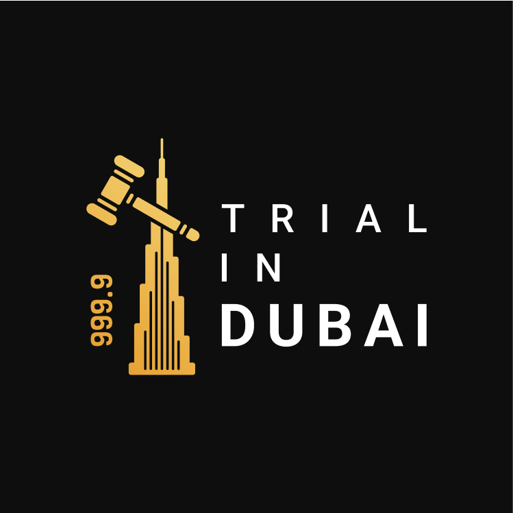 Trial In Dubai logo color pairing