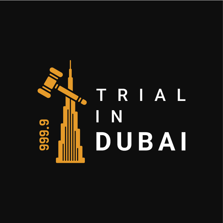 Trial In Dubai logo color pairing